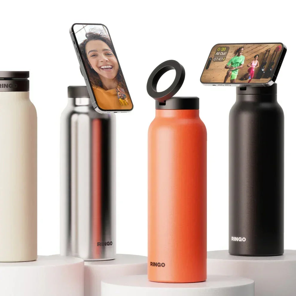 Ringo MagSafe Water Bottle 1 Litre (32oz) Pink - Tashqila Ringo MagSafe Water Bottle 1 Litre (32oz) Pink - Tashqila